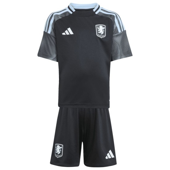 Kit de visitante Aston Villa 2025/26 para niño Kit de visitante Aston Villa 2025/26 para niño