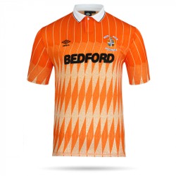 Camiseta retro de visitante del Luton Town para hombre 1989/90
