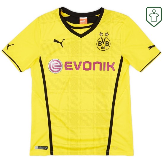Camiseta retro BVB Borussia Dortmund 2013/14 local para hombre Camiseta retro BVB Borussia Dortmund 2013/14 local para hombre