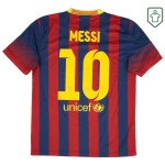 Hombre Camiseta retro local FC Barcelona 2013/14 Messi #10