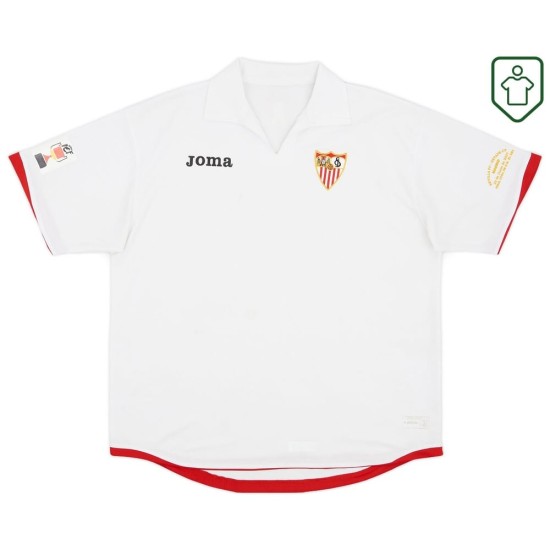 Hombre Camiseta retro final de copa Sevilla FC 2007 Hombre Camiseta retro final de copa Sevilla FC 2007