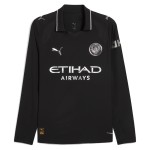Camiseta de Visitante de Manga Larga Mujer Manchester City 2025/26 Camiseta de Visitante de Manga Larga Mujer Manchester City 2025/26