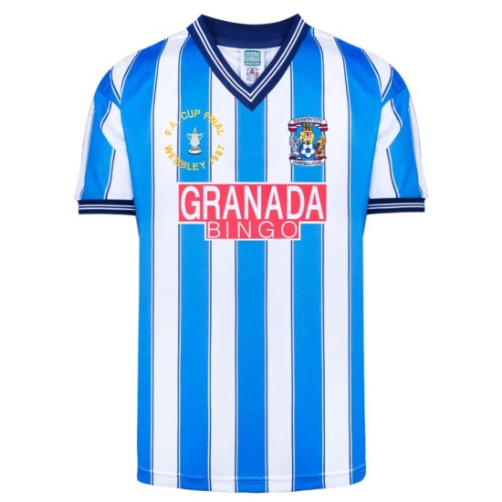 Camiseta Retro Final FA Cup 1987 de Coventry City de Niño Camiseta Retro Final FA Cup 1987 de Coventry City de Niño