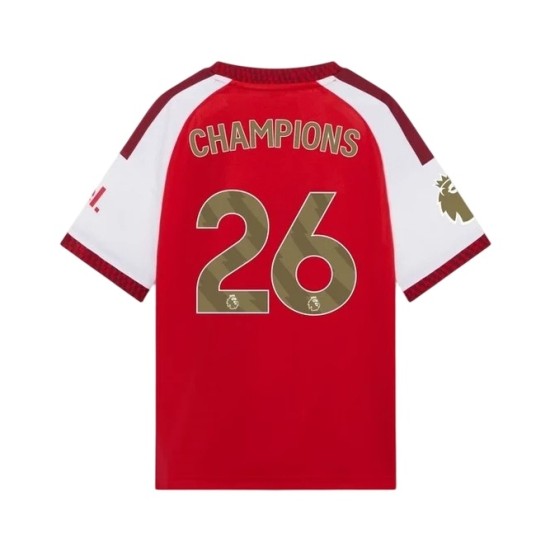 Camiseta de Campeón de la Premier League del Arsenal para Hombre #26 Camiseta de Campeón de la Premier League del Arsenal para Hombre #26