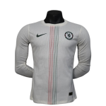 Hombre Chelsea 2025/26 Camiseta de Visitante Manga Larga Hombre Chelsea 2025/26 Camiseta de Visitante Manga Larga