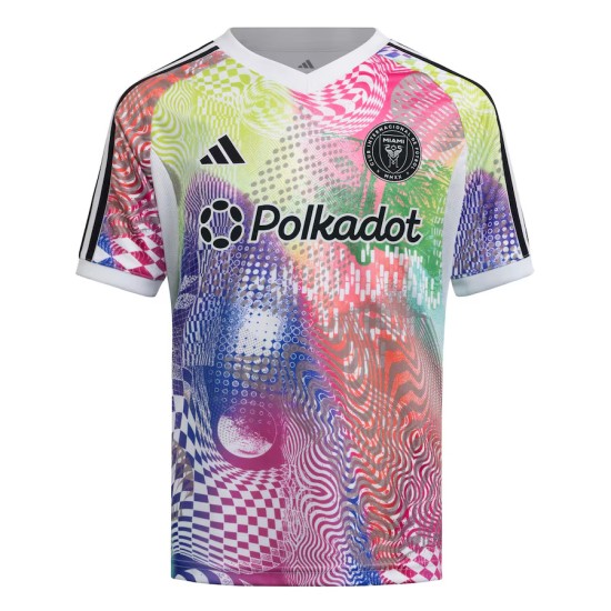 Camiseta Previa al Partido Tercera Infantil Inter Miami CF 2025 - Blanca