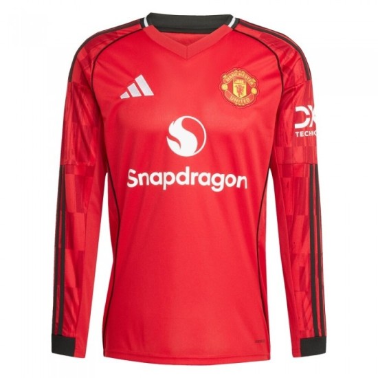 Hombre Manchester United 2025/26 Camiseta Tercera de Manga Larga