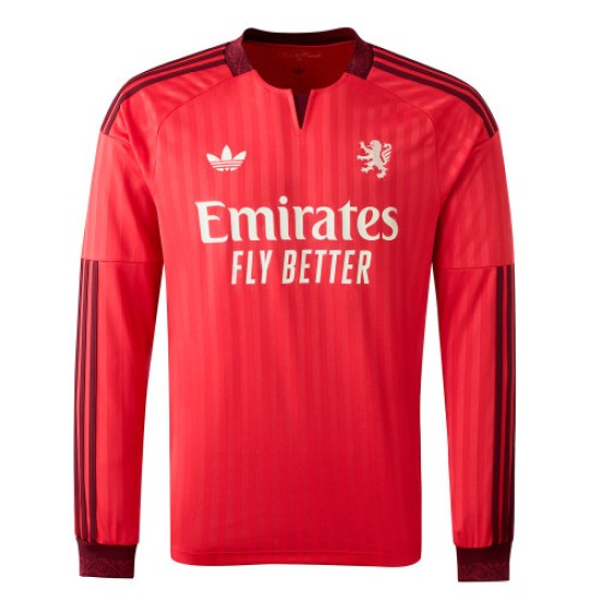 Camiseta Visitante Manga Larga Niño OL 2026/27 Camiseta Visitante Manga Larga Niño OL 2026/27