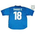 Camiseta retro local Italia 1997/98 para hombre Baggio R. #18 Camiseta retro local Italia 1997/98 para hombre Baggio R. #18