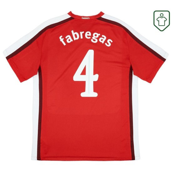 Camiseta retro local hombre Arsenal 2008/10 Fabregas #4 Camiseta retro local hombre Arsenal 2008/10 Fabregas #4