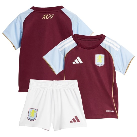 Equipación Local Aston Villa 2025/26 Niño Equipación Local Aston Villa 2025/26 Niño
