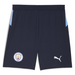 Pantalones Cortos Locales Negros Manchester City 2025/26 Niño