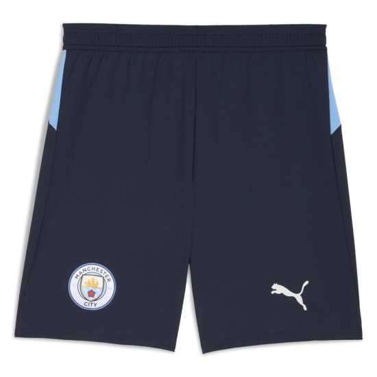 Pantalones Cortos Locales Negros Manchester City 2025/26 Hombre Pantalones Cortos Locales Negros Manchester City 2025/26 Hombre