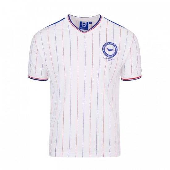 Mujeres Brighton & Hove Albion 1983 De visitante Retro Camiseta Finalistas FA Cup