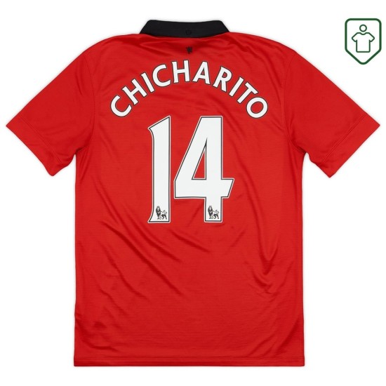 Camiseta retro local hombre Manchester United 2013/14 Chicharito #14