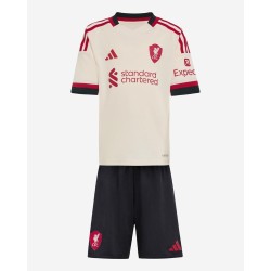 Kit Visitante Liverpool Niño 2025/26