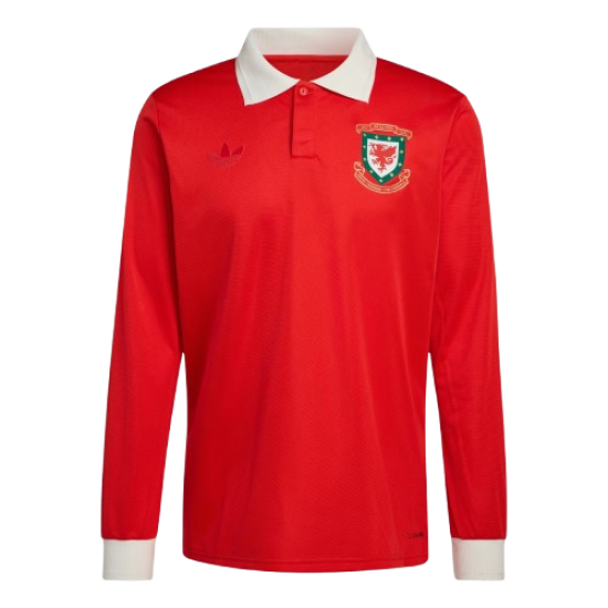 Hombre Gales 2025/26 Camiseta de Manga Larga 150.º Aniversario Hombre Gales 2025/26 Camiseta de Manga Larga 150.º Aniversario