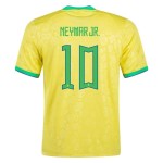 Neymar #10 Brasil Camiseta de Local Mundial 2022