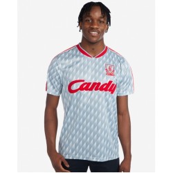 Camiseta retro visitante Candy Liverpool 1989/91 de hombre