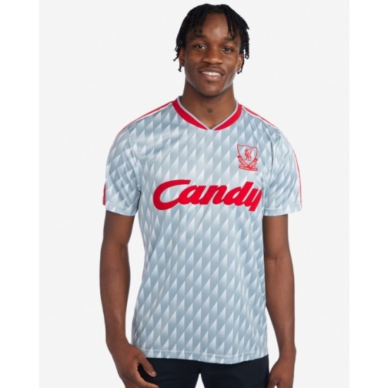 Camiseta Retro de Visitante Candy 1989/91 Liverpool Infantil