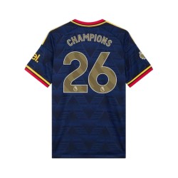 Camiseta Campeón de la Premier League Arsenal 2026 Visitante para niño #26 Camiseta Campeón de la Premier League Arsenal 2026 Visitante para niño #26