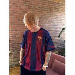 Camiseta retro Ed Sheeran x Spotify x FC Barcelona 2004/05 para hombre