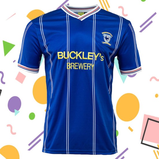 Camiseta Retro Local 1987 de Cardiff City para Hombre Camiseta Retro Local 1987 de Cardiff City para Hombre