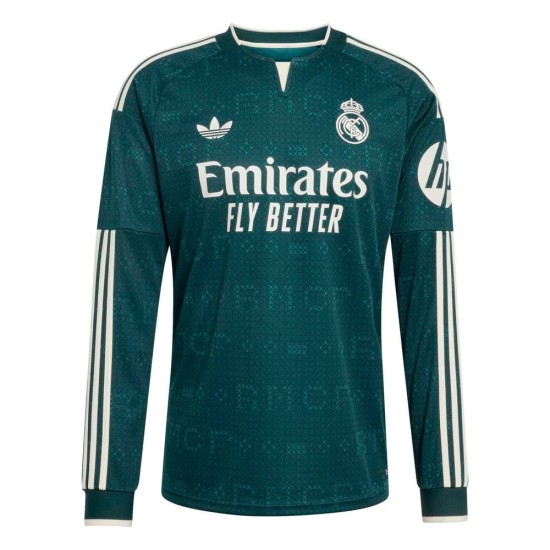 Camiseta Visitante Manga Larga Real Madrid 2026/27 para niño Camiseta Visitante Manga Larga Real Madrid 2026/27 para niño