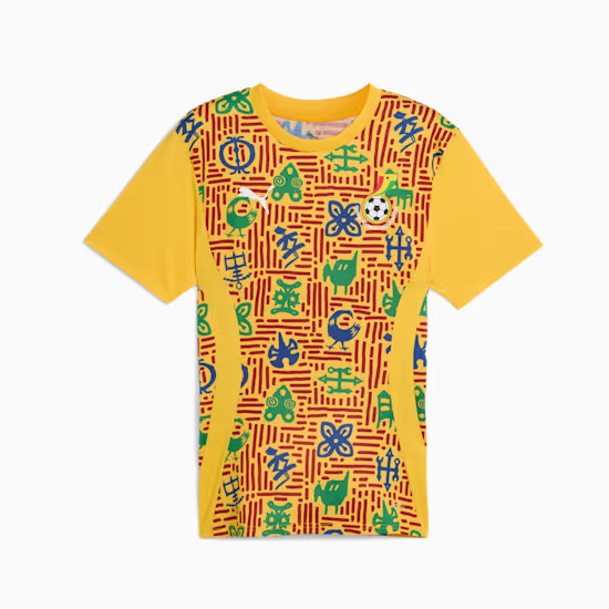 Camiseta prepartido Ghana 2025 niño Camiseta prepartido Ghana 2025 niño