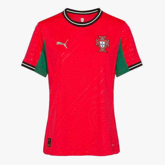 Camiseta de equipo femenino de hogar para mujer Portugal 2025