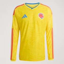 Camiseta oficial de local Colombia 2026 de manga larga para niño