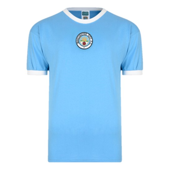 Camiseta Retro de Local Manchester City 1972 para Hombre