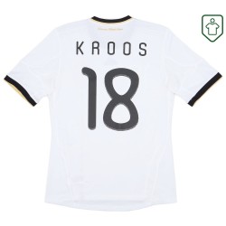 Camiseta retro local Alemania 2010/11 para hombre Kroos #18