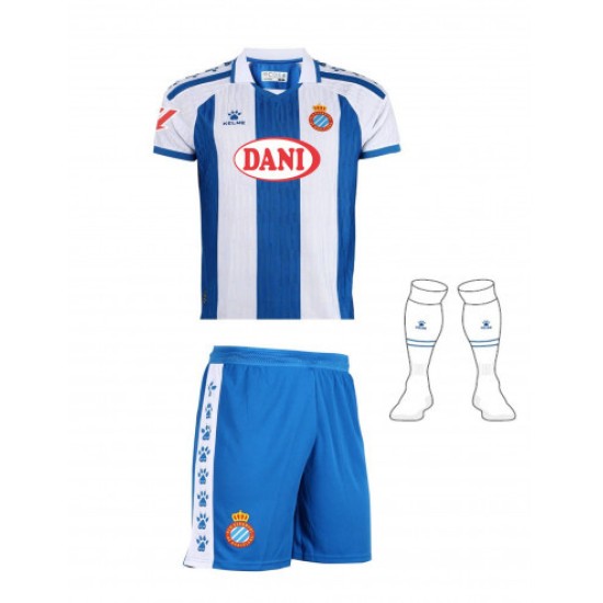 Kit de local del RCD Espanyol 2025/26 para niño