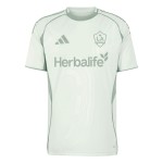 Camiseta prepartido tercera LA Galaxy 2025 verde mujer