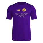 Camiseta infantil Orlando City SC 2025 tercera Hook AEROREADY