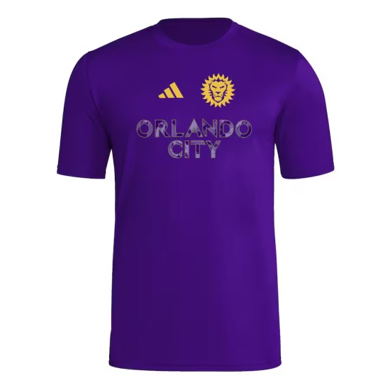 Camiseta infantil Orlando City SC 2025 tercera Hook AEROREADY
