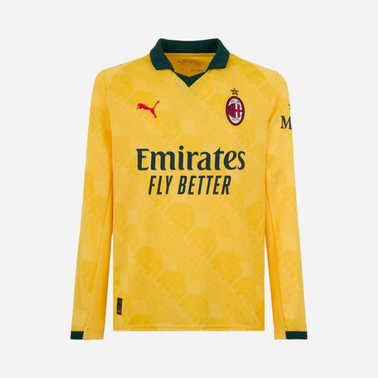 Camiseta de Manga Larga Tercera Milan 2025/26 Mujer