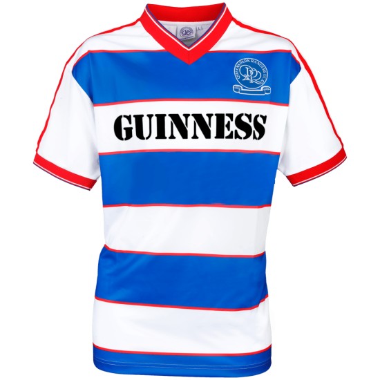 Camiseta Retro Guinness 1985 de Queens Park Rangers de Hombre Camiseta Retro Guinness 1985 de Queens Park Rangers de Hombre