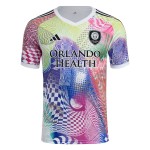 Camiseta mujer Orlando City SC 2025 tercera pre partido - blanca Camiseta mujer Orlando City SC 2025 tercera pre partido - blanca