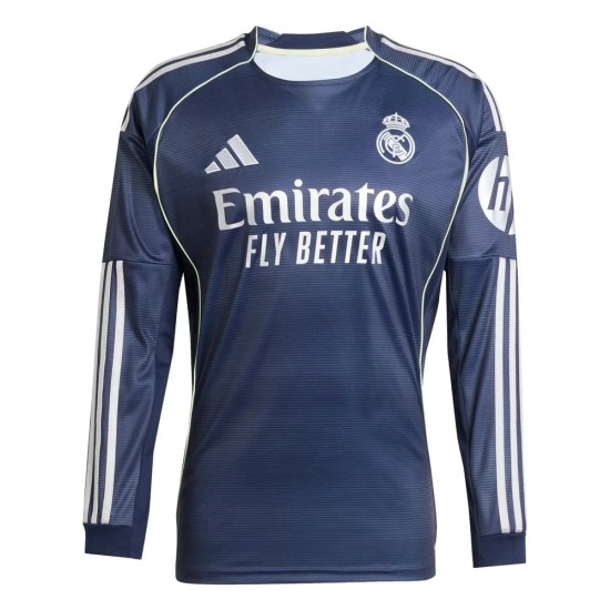 Camiseta de manga larga de visitante para mujer Real Madrid 2025/26