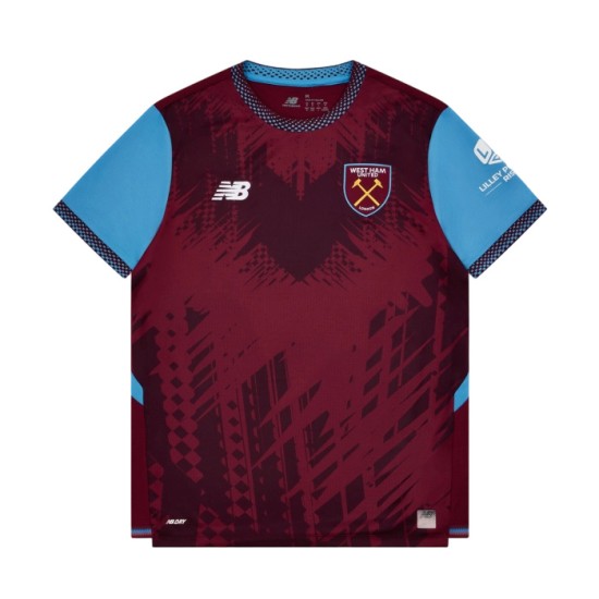 Camiseta de Local Sin Patrocinador West Ham United 2026/27 para Hombre Camiseta de Local Sin Patrocinador West Ham United 2026/27 para Hombre