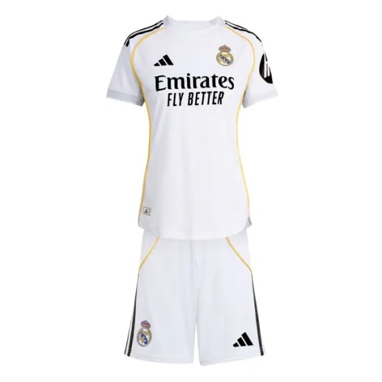 Kit local del Real Madrid 2025/26 para niño Kit local del Real Madrid 2025/26 para niño