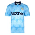 Camiseta Retro de Casa 1989 Manchester City Infantil Camiseta Retro de Casa 1989 Manchester City Infantil