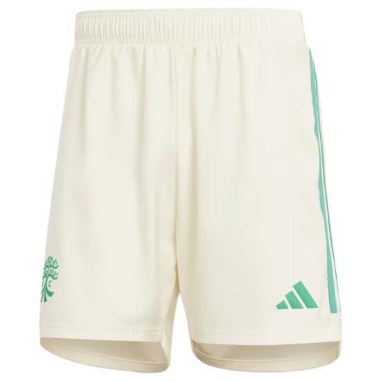 Pantalones Cortos de Visita 2025 de Austin FC para Hombre - Crema