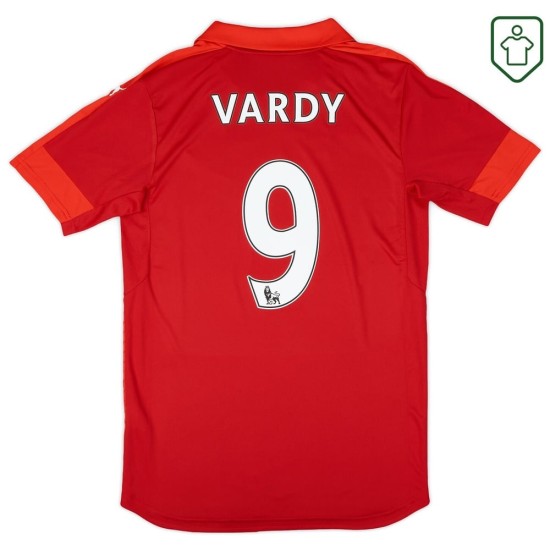 Camiseta retro Leicester City 2016/17 visitante para hombre Vardy #9