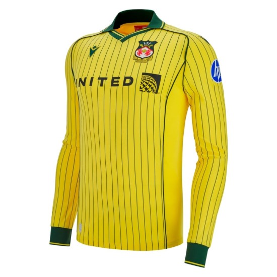 Camiseta de manga larga visitante 2025/26 del Wrexham AFC para mujer