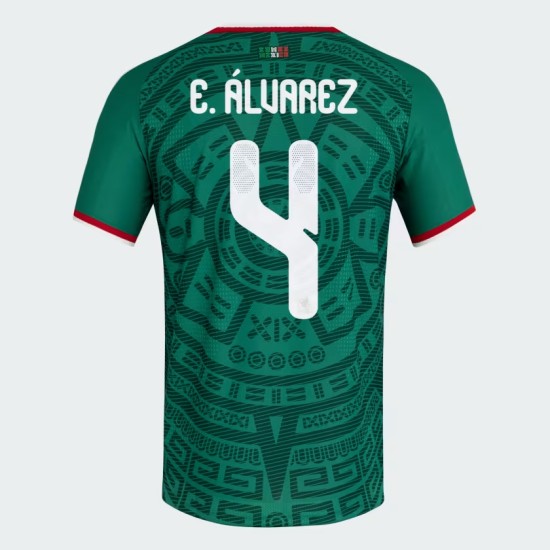 Camiseta Oficial Local México 2026 Mujer E. ÁLVAREZ #4 Camiseta Oficial Local México 2026 Mujer E. ÁLVAREZ #4