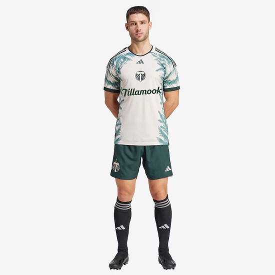 Pantalones Cortos Visitantes 2025 del Portland Timbers para Hombre Pantalones Cortos Visitantes 2025 del Portland Timbers para Hombre