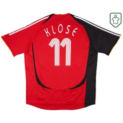 Camiseta retro visitante Alemania 2005/07 para hombre Klose #11